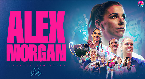 1UP Sports Marketing client Alex Morgan announces her retirement