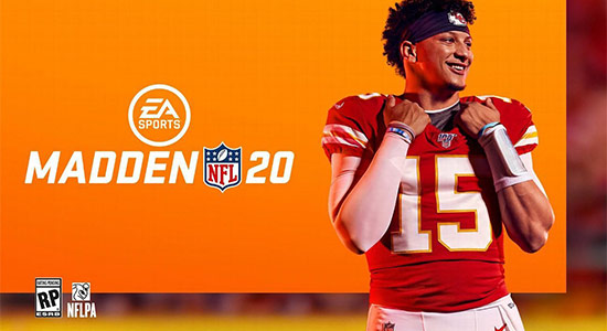 1UP Sports Marketing client Patrick Mahomes featured on Madden 20